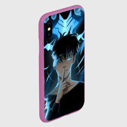 Чехол для iPhone XS Max матовый Solo leveling manga - фото 2