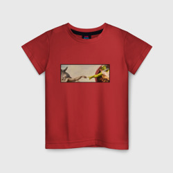 Детская футболка хлопок Шрек - Сотворение ослика