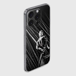 Чехол для iPhone 16 Pro Max силиконовый с защитой камеры Вирджил под дождём - Devil May Cry - фото 2