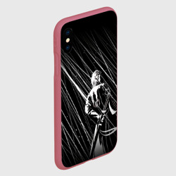 Чехол для iPhone XS Max матовый Вирджил под дождём - фото 2