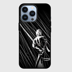 Чехол для iPhone 13 Pro Вирджил под дождём