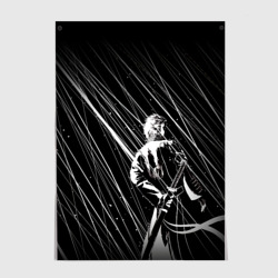 Постер Вирджил под дождём - Devil May Cry