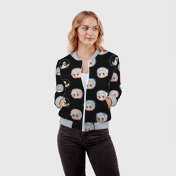 Женский бомбер 3D DMC chibi Pattern - фото 2