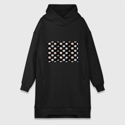 Платье-худи хлопок DMC Pattern