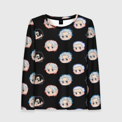 Женский лонгслив 3D DMC chibi Pattern