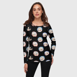 Женский лонгслив 3D DMC chibi Pattern - фото 2