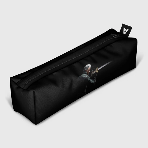 Пенал школьный 3D Вирджил с катаной самурая