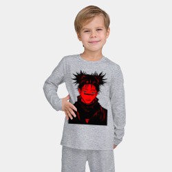 Детская пижама с лонгсливом хлопок Чосо магия крови магическая битва - фото 2