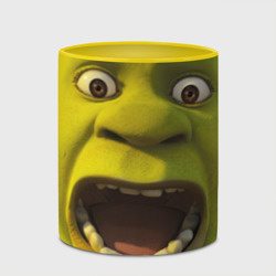 Кружка с полной запечаткой Shrek is yelling - фото 2