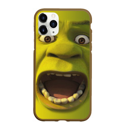 Чехол для iPhone 11 Pro Max матовый Shrek is yelling