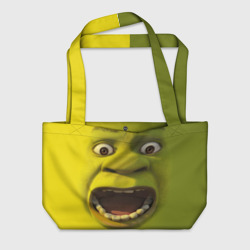 Пляжная сумка 3D Shrek is yelling