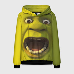 Мужская толстовка 3D Shrek is yelling