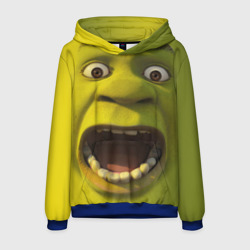 Мужская толстовка 3D Shrek is yelling