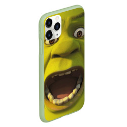 Чехол для iPhone 11 Pro матовый Shrek is yelling - фото 2