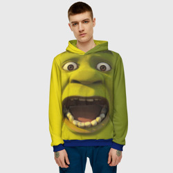 Мужская толстовка 3D Shrek is yelling - фото 2