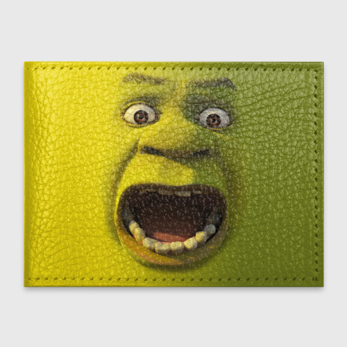 Обложка для студенческого билета Shrek is yelling, цвет оранжевый