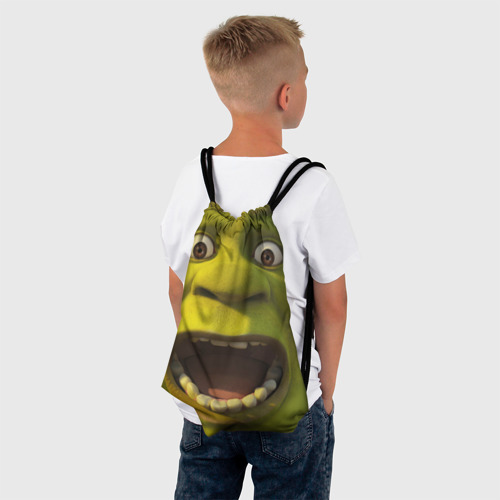 Рюкзак-мешок 3D Shrek is yelling - фото 4