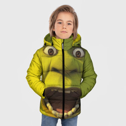 Зимняя куртка для мальчиков 3D Shrek is yelling - фото 2