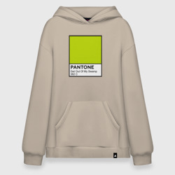 Худи SuperOversize хлопок Pantone Shrek Get Out Of My Swamp