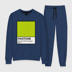 Женский костюм хлопок Pantone Shrek Get Out Of My Swamp