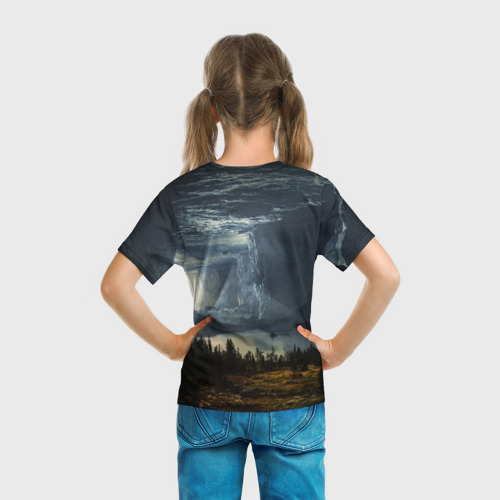 Детская футболка 3D Фантастический пейзаж, цвет 3D печать - фото 6