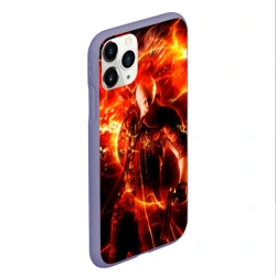 Чехол для iPhone 11 Pro Max матовый Данте в огне - Devil May Cry - фото 2