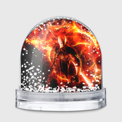 Игрушка Снежный шар Данте в огне