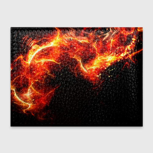 Обложка для студенческого билета Данте в огне, цвет оранжевый - фото 2