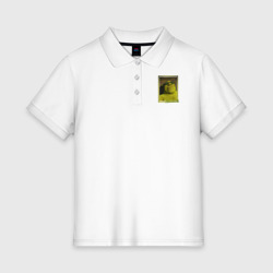 Женское поло хлопок Шрек в Очках