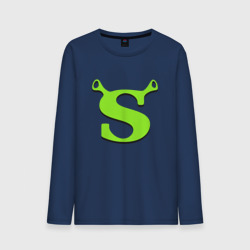 Мужской лонгслив хлопок Shrek Logo +спина