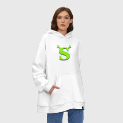 Худи SuperOversize хлопок Shrek Logo +спина - фото 2