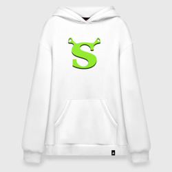 Худи SuperOversize хлопок Shrek Logo +спина