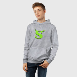 Детская толстовка хлопок Shrek Logo +спина - фото 2