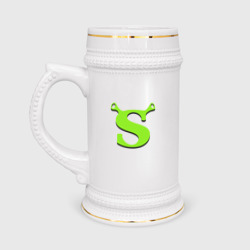 Кружка пивная Shrek Logo +спина