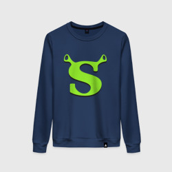 Женский свитшот хлопок Shrek Logo +спина