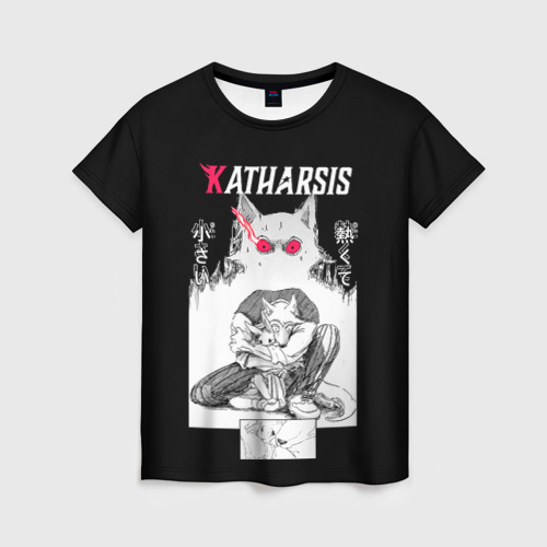 Женская футболка с принтом Katharsis Beastars, вид спереди №1