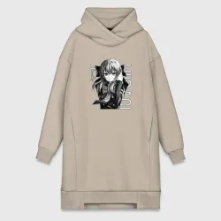 Платье-худи хлопок Шиноа Хираги. Последний Серафи