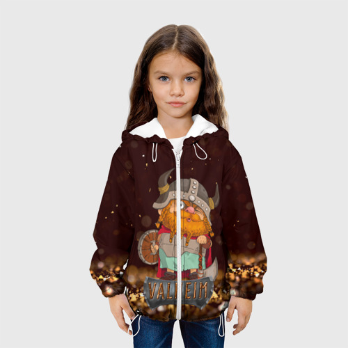 Детская куртка 3D Valheim мультяшный викинг, цвет белый - фото 4
