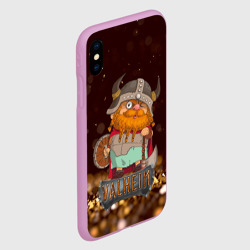 Чехол для iPhone XS Max матовый Valheim мультяшный викинг - фото 2