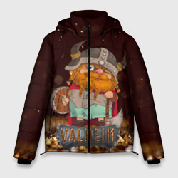 Мужская зимняя куртка 3D Valheim мультяшный викинг