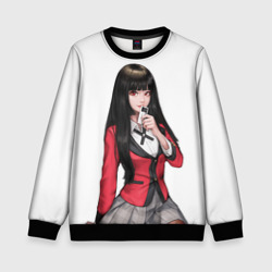 Детский свитшот 3D Jabami Yumeko с картой - Kakegurui