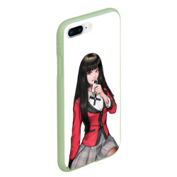 Чехол для iPhone 7Plus/8 Plus матовый Jabami Yumeko с картой - Kakegurui - фото 2