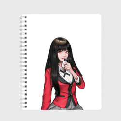 Jabami Yumeko с картой - Kakegurui – Тетрадь с принтом купить