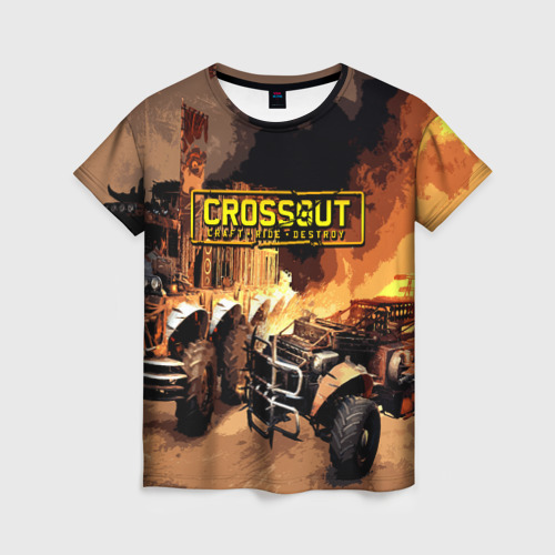 Женская футболка 3D Crossout Online, цвет 3D печать