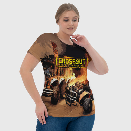 Женская футболка 3D Crossout Online, цвет 3D печать - фото 6