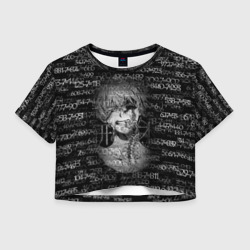 Женская футболка Crop-top 3D Kaneki Ken 1000-7