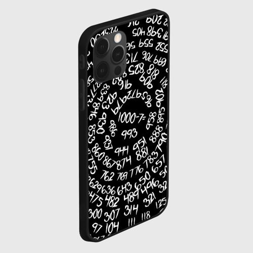 Чехол для iPhone 12 Pro 1000-7, цвет черный - фото 3