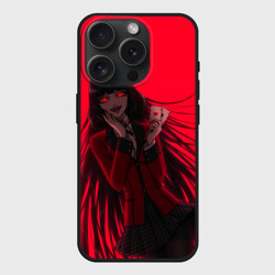 Чехол силиконовый для Apple iPhone 15 Pro матовый Юмэко Безумный азарт