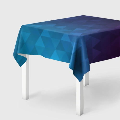 Скатерть 3D Абстрактные треугольники с градиентом