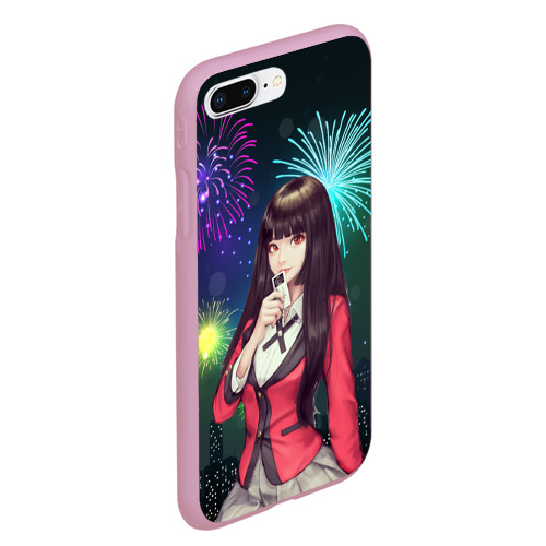 Чехол для iPhone 7Plus/8 Plus матовый Anime Girl, цвет розовый - фото 3
